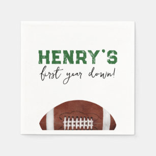 Football Birthday Party Napkin