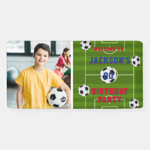 Football Birthday Party Photo Banner