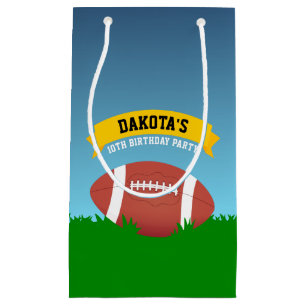 Football Birthday Party Small Gift Bag