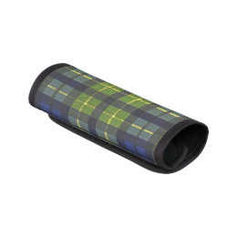 Football Blue Green Vintage Team Colours Luggage Handle Wrap