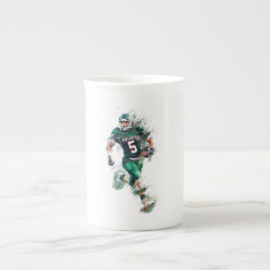 Football Bone China Mug