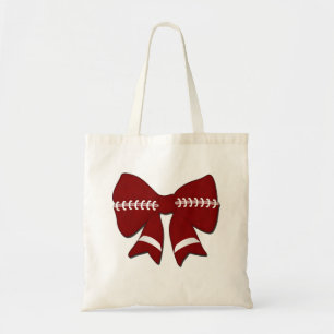 Football Bow Tote Bags Preepy Aesthetic Tote Bag ,