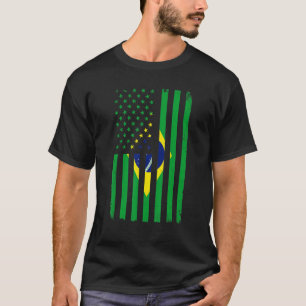 Football Brazil Brazilian Flag Soccer Sports T-Shirt
