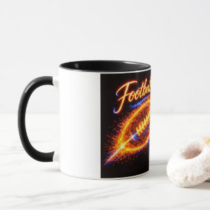 Football Bring the Heat Wrap Around Mug Design   F