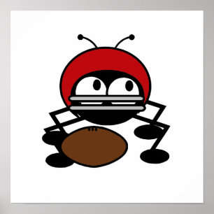 Football Bug T-shirts and Gifts Poster