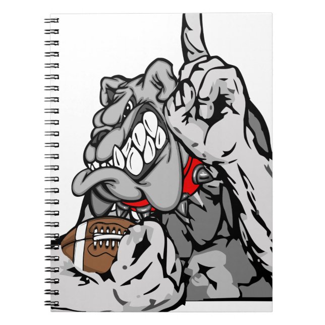 football bulldog notebook (Front)