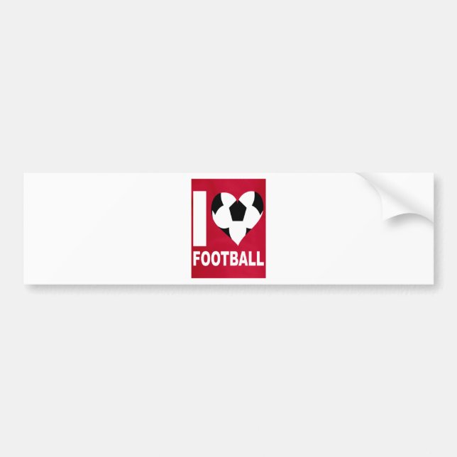 FOOTBALL BUMPER STICKER (Front)
