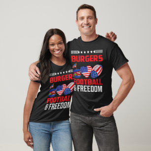 Football, Burgers, and Freedom T-Shirt