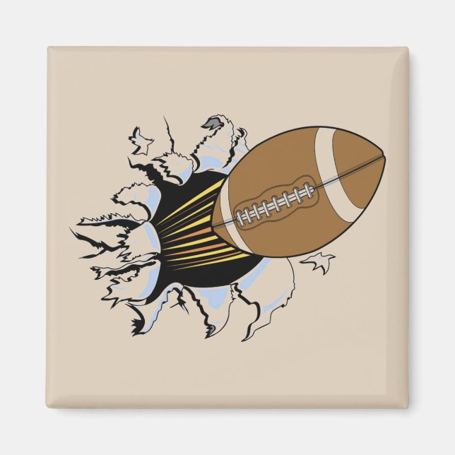 Football Burst T-shirts and Gifts Magnet (Front)
