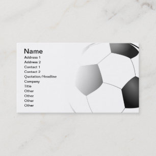 Football Business Card