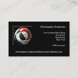 Football Business Cards