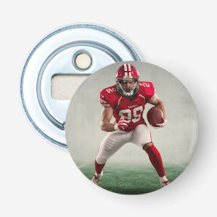 Football Button Bottle Opener