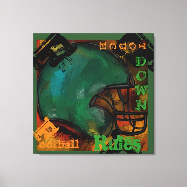 FOOTBALL CANVAS PRINT (Front)