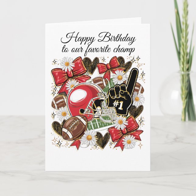 football card for women/girls (Front)