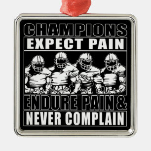 Football Champions Metal Tree Decoration