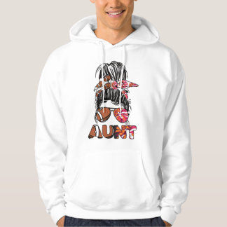 Football Cheer Aunt Of Football Player Cheerleader Hoodie