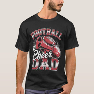 Football Cheer Dad for Women Men Vintage Cheerlead T-Shirt