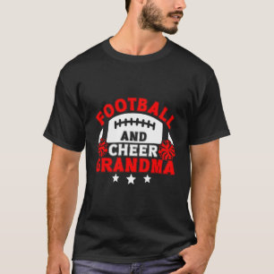 Football Cheer Grandma Of A Cheerleader Football P T-Shirt