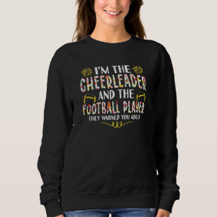Football Cheer  Graphic Women Girls Cheerleader 1 Sweatshirt