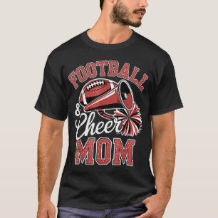 Football Cheer Mom For Women Men Cheerleader  T-Shirt