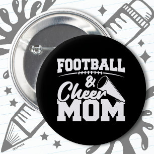 Football Cheer Mum High School Sports Cheerleading 6 Cm Round Badge