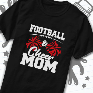 Football Cheer Mum High School Sports Cheerleading T-Shirt