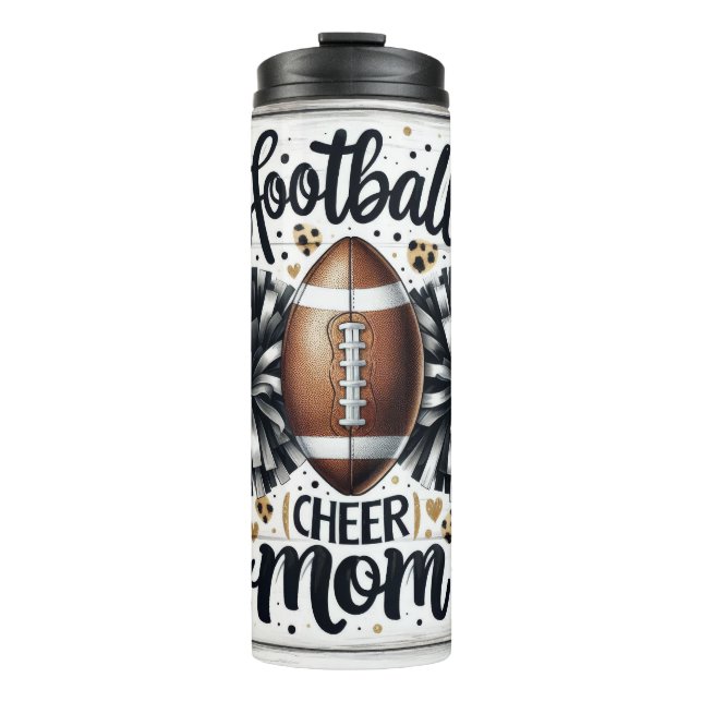 Football Cheer Mum Thermal Tumbler (Front)