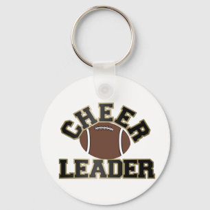 Football Cheerleader Key Ring
