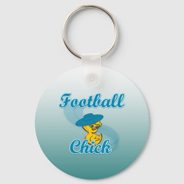 Football  Chick #3 Key Ring (Front)