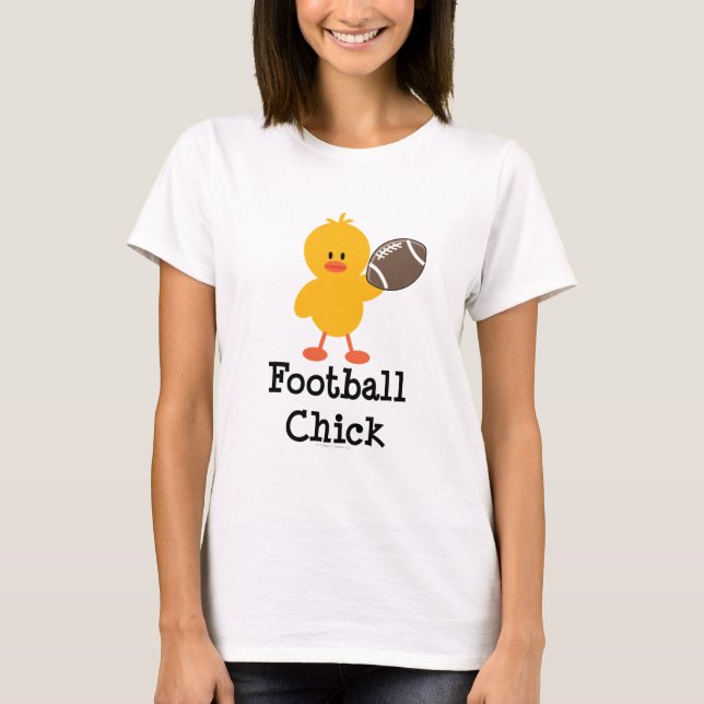 Football Chick T shirt (Front)