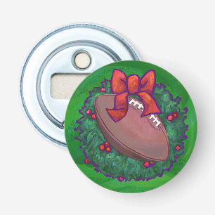 Football Christmas Bottle Opener