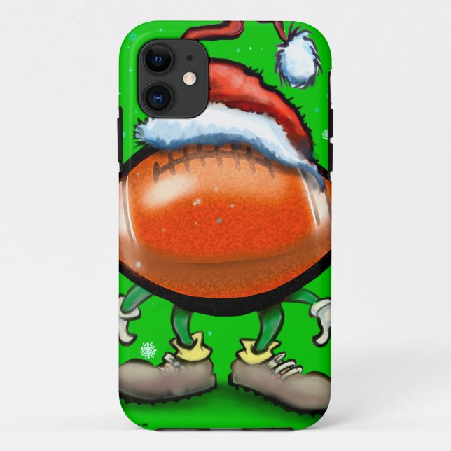 Football Christmas Case-Mate iPhone Case (Back)