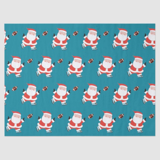Football Christmas Gift Tissue Paper (Front)