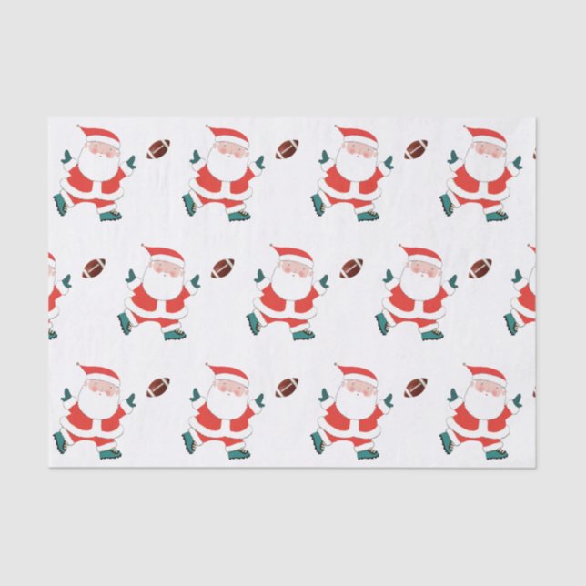 Football Christmas Gift Tissue Paper (Front)