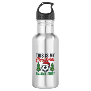 Football Christmas Pajama Shirt 532 Ml Water Bottle