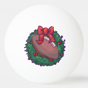 Football Christmas Ping Pong Ball
