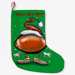Football Christmas Small Christmas Stocking