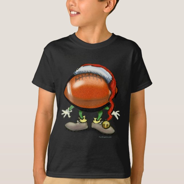 Football Christmas T-Shirt (Front)
