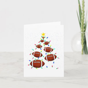 Football Christmas Tree Light Xmas Football Boys G Card