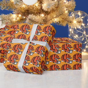 FOOTBALL CINCINNATI CHRISTMAS WRAPPING PAPER