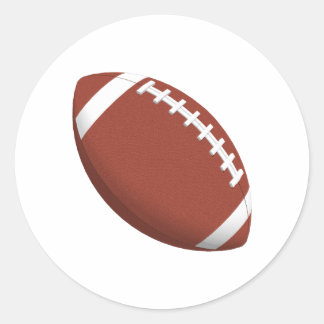 Football! Classic Round Sticker