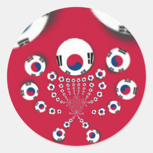 Football. Classic Round Sticker