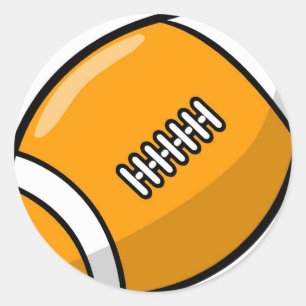 Football Classic Round Sticker