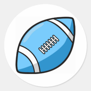 football classic round sticker