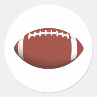Football! Classic Round Sticker