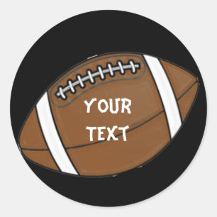 Football Classic Round Sticker