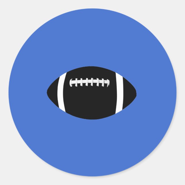 Football Classic Round Sticker (Front)