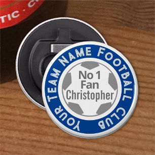 Football Club Name on a Bottle Opener