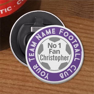 Football Club Name on a Bottle Opener