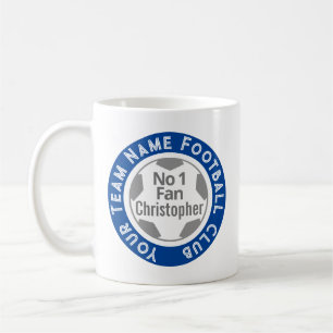 Football Club Name on a Coffee Mug